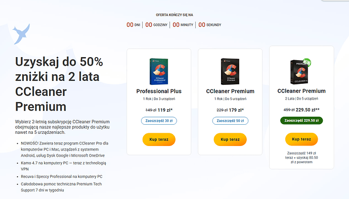 Cashback offer PL